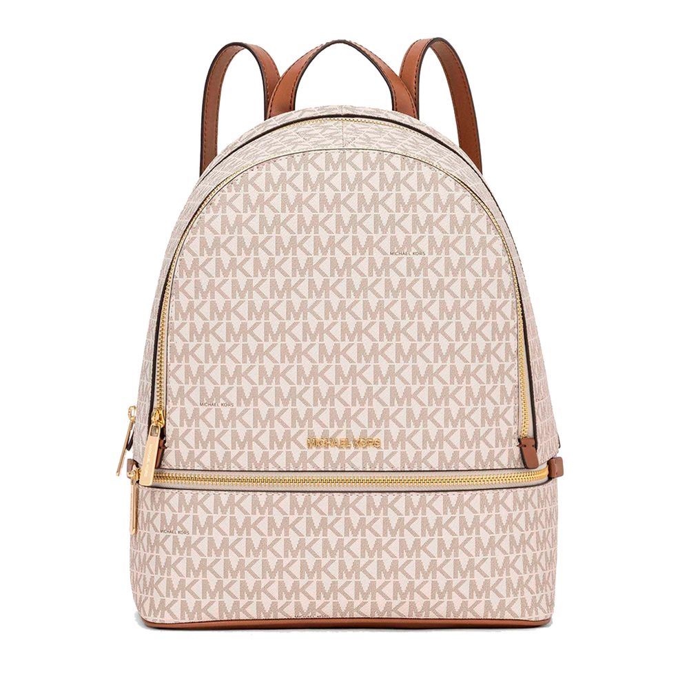 Michael Kors Beige Canvas Backpack