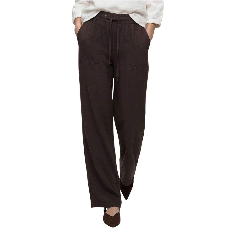 Street One Brown Viscose Casual Pants