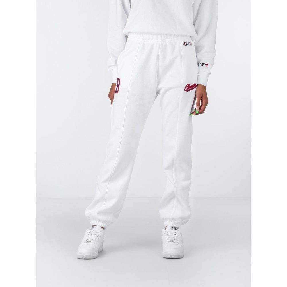 Champion White Cotton Joggers (Workout Pants)