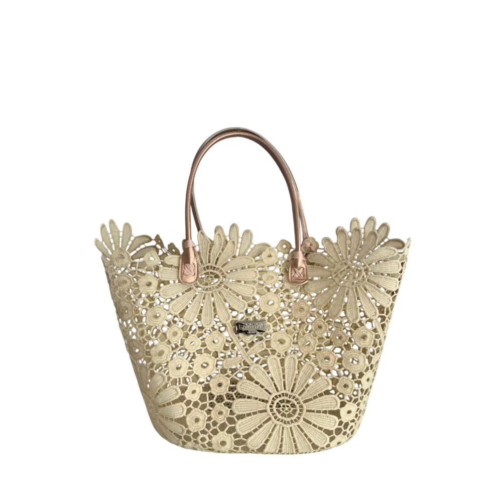 Baldinini Trend Beige PU Women Handbag