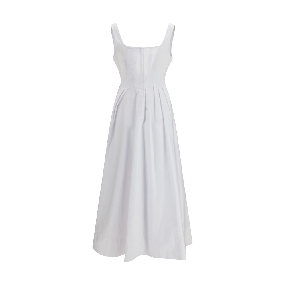Max Mara White Cotton Casual Dress