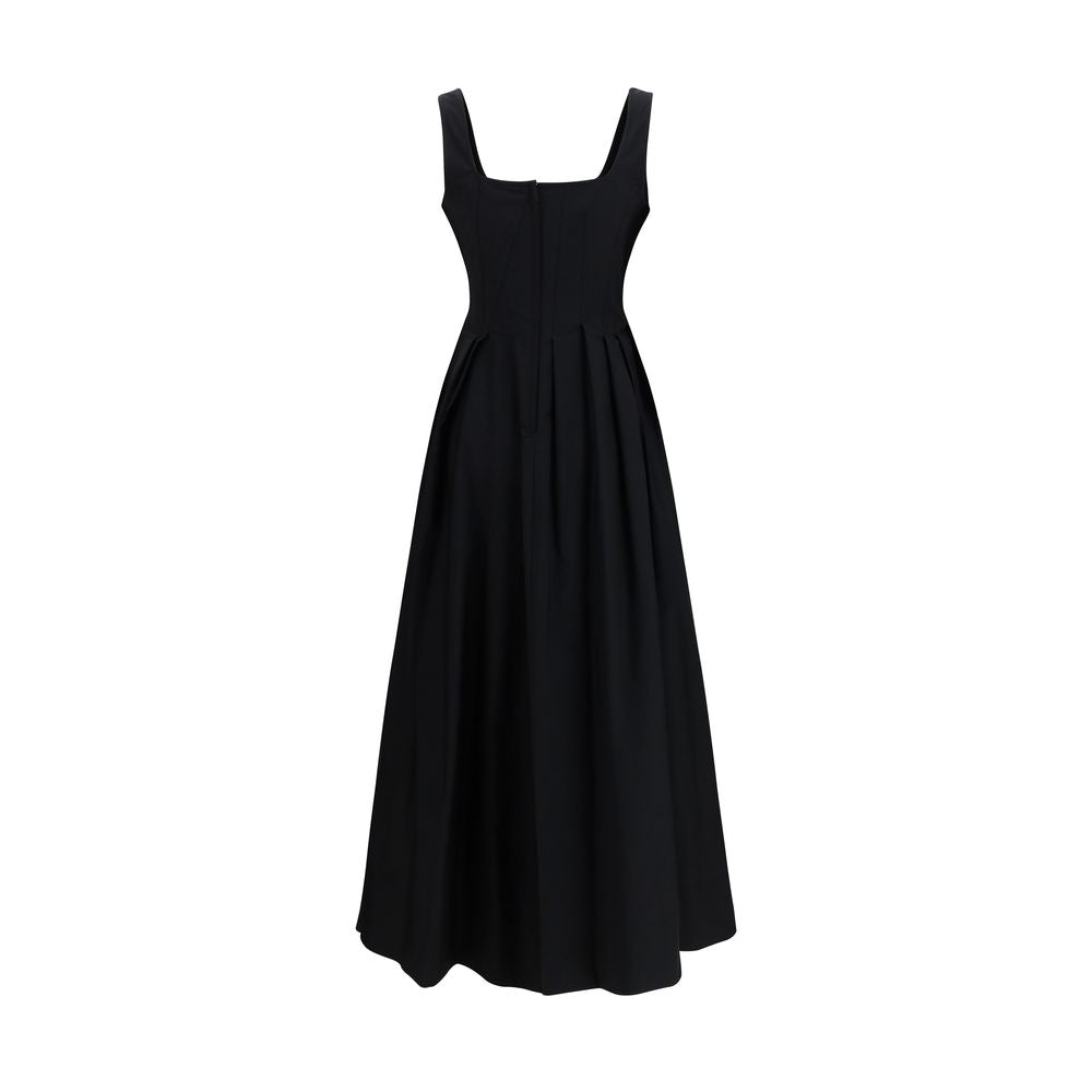 Max Mara Black Cotton Casual Dress
