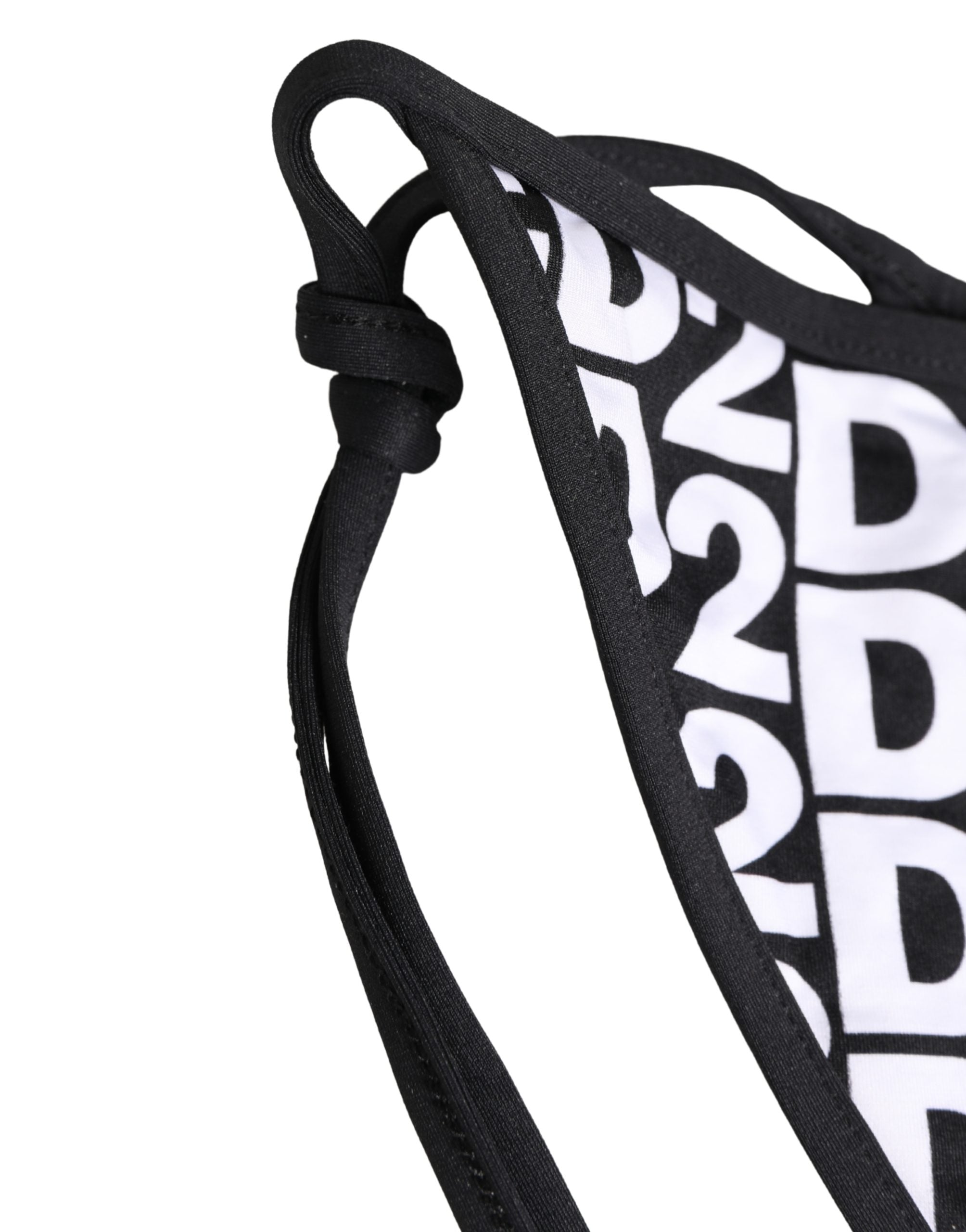 سفلية بيكيني بشعار مطبوع من النايلون متعدد الألوان من Dsquared²