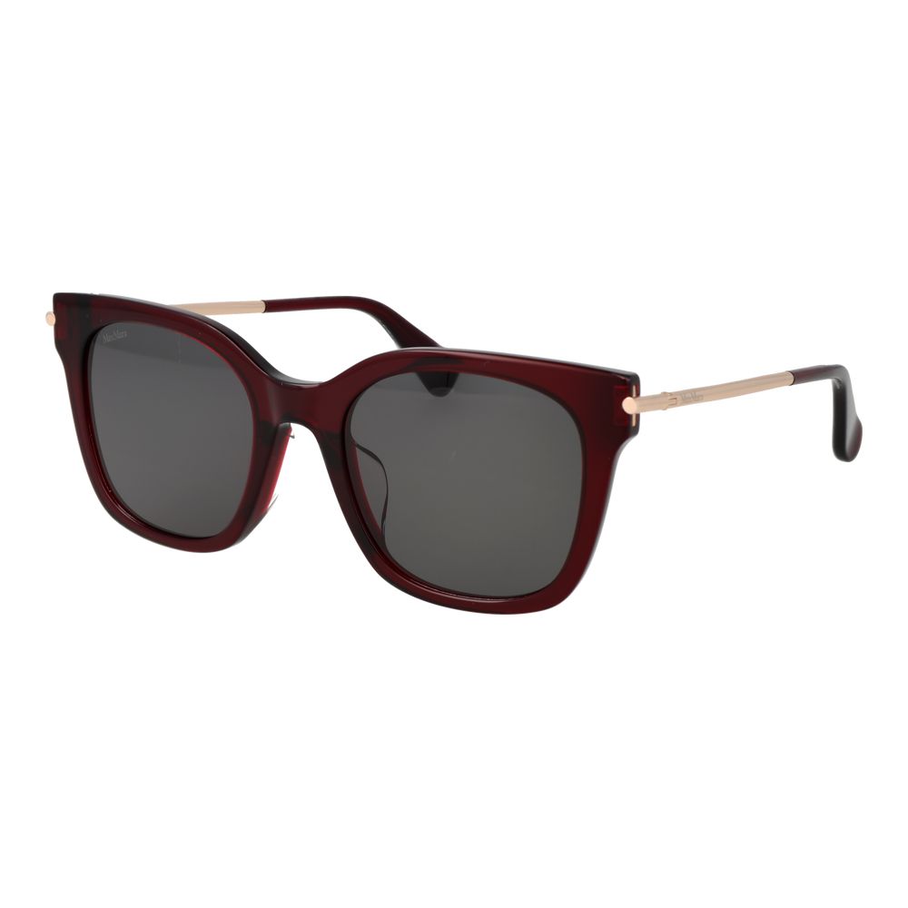 Max Mara Burgundy Acetate Sunglasses