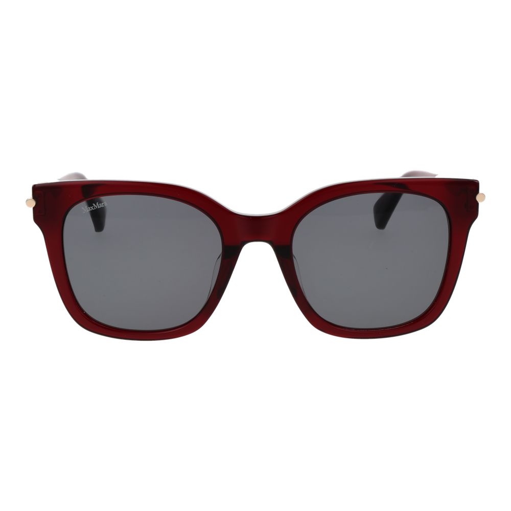 Max Mara Burgundy Acetate Sunglasses