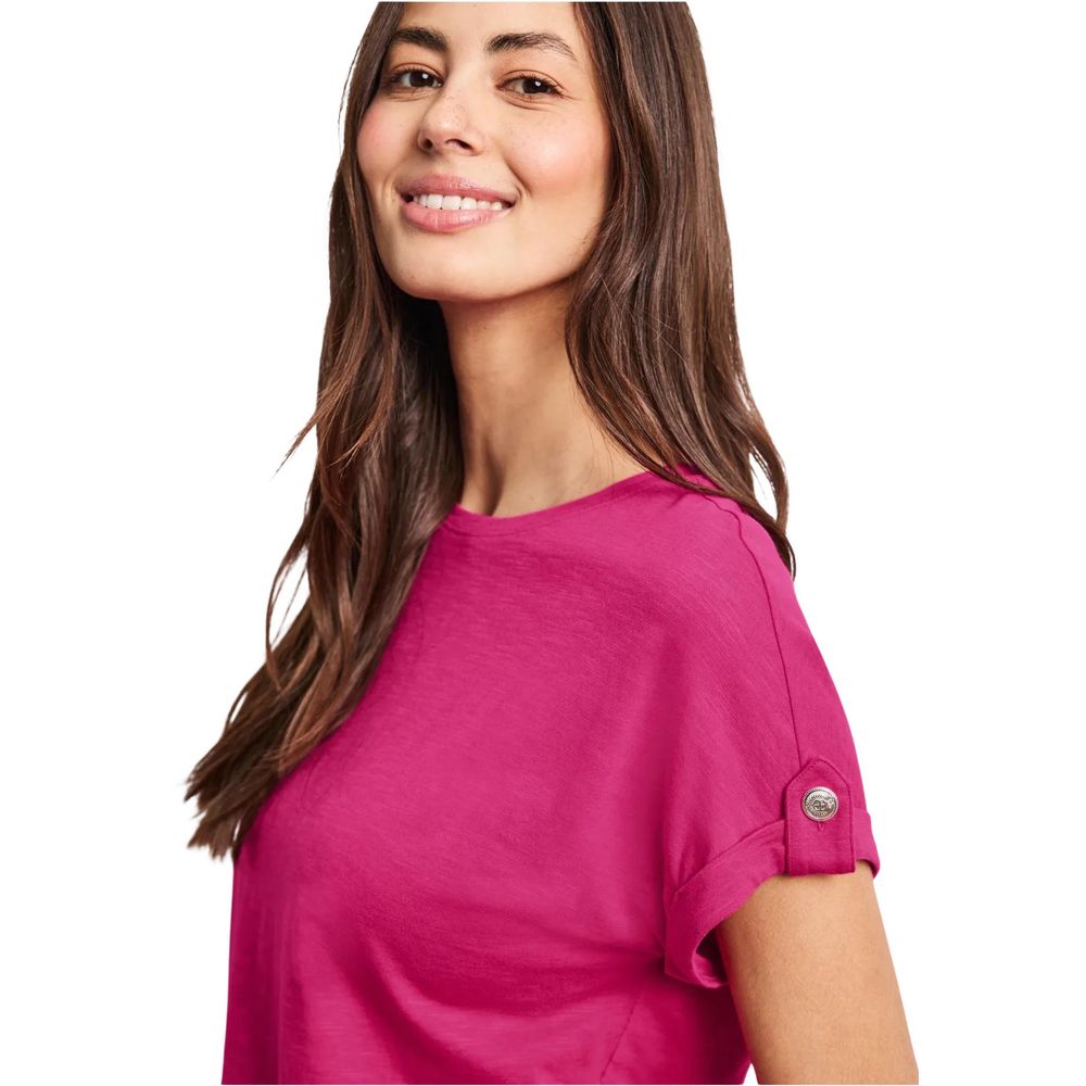 Street One Pink Cotton T-Shirt