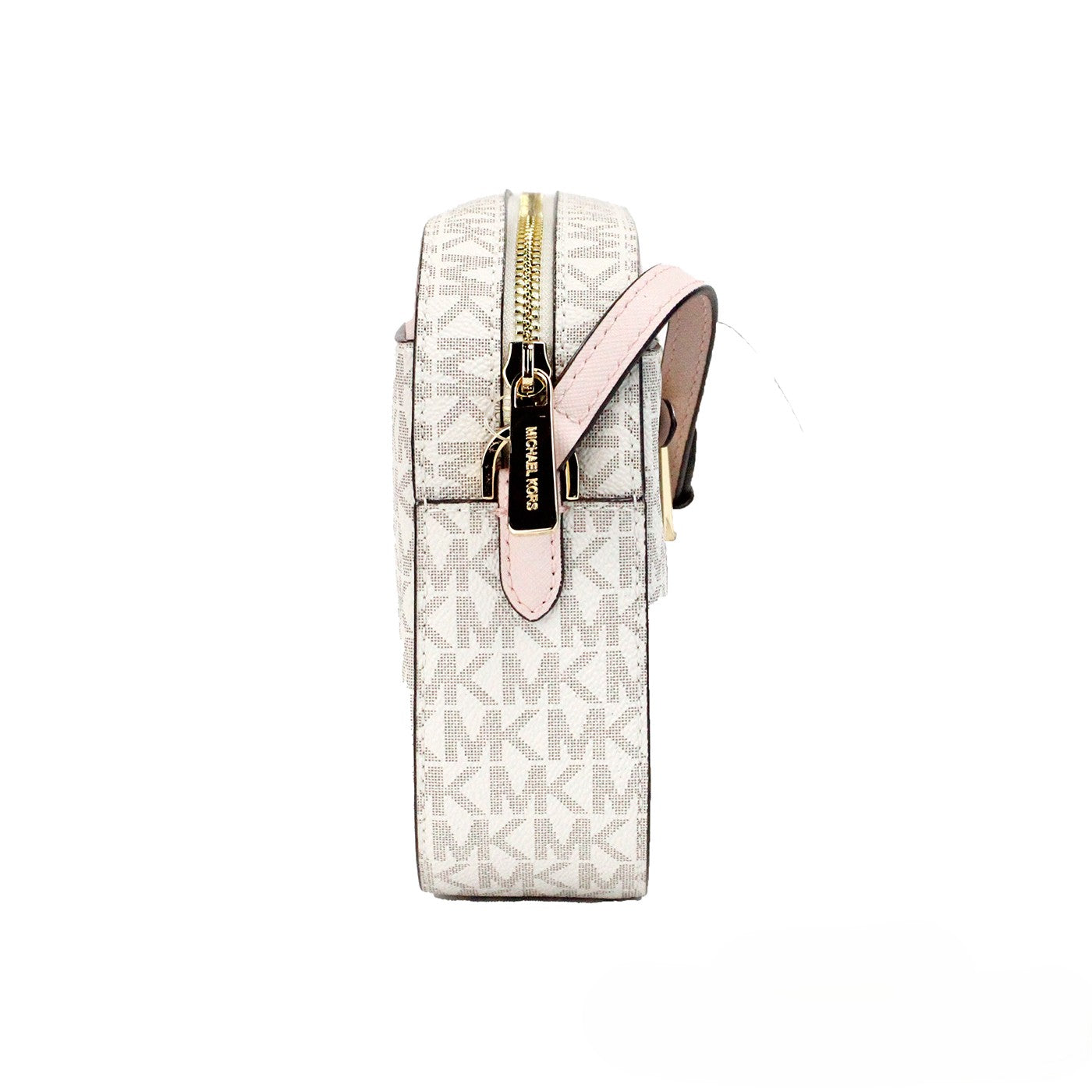 Michael Kors Adult Saffiano Leather Chain Zip Crossbody Handbag