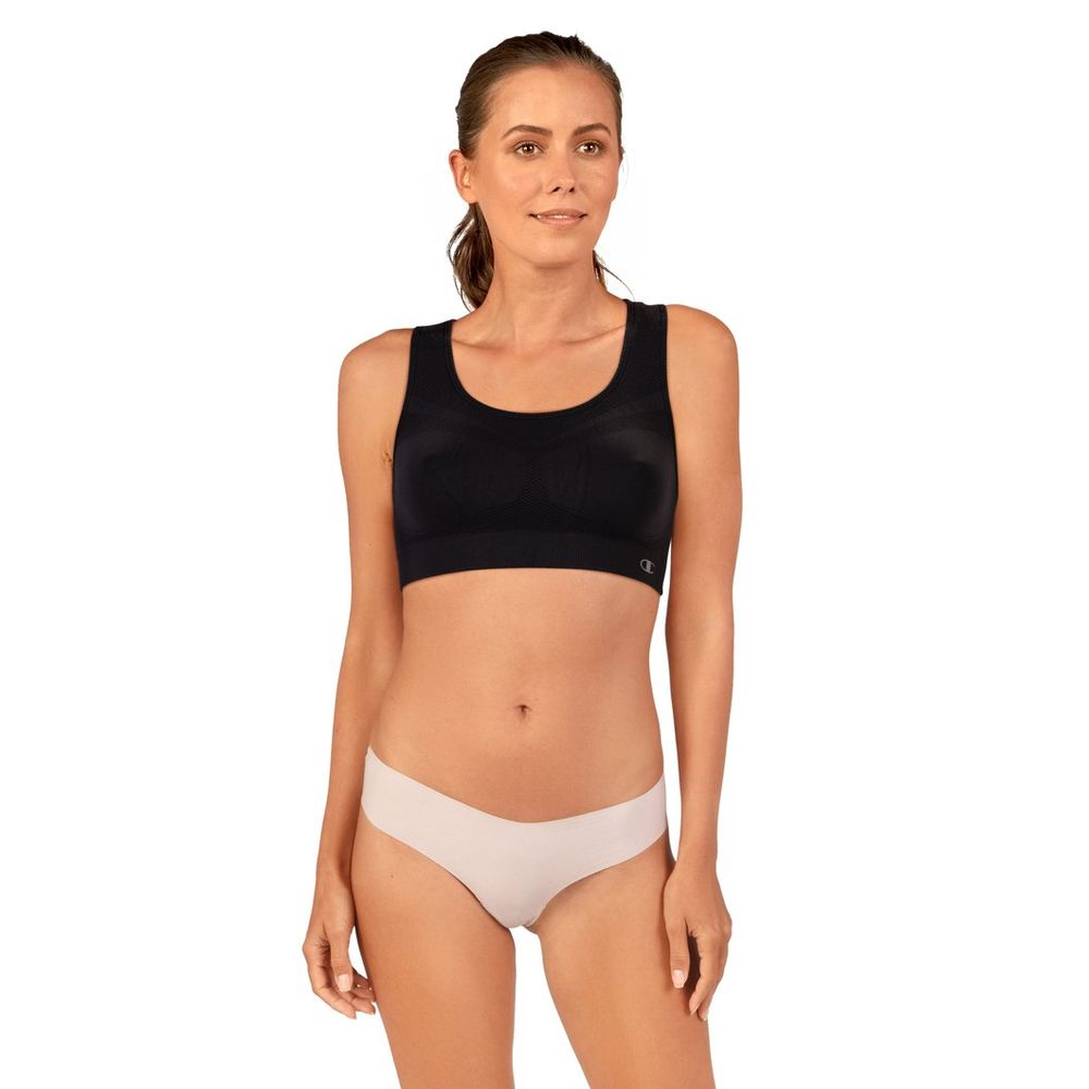 Champion Black Polyamide Sport Bra