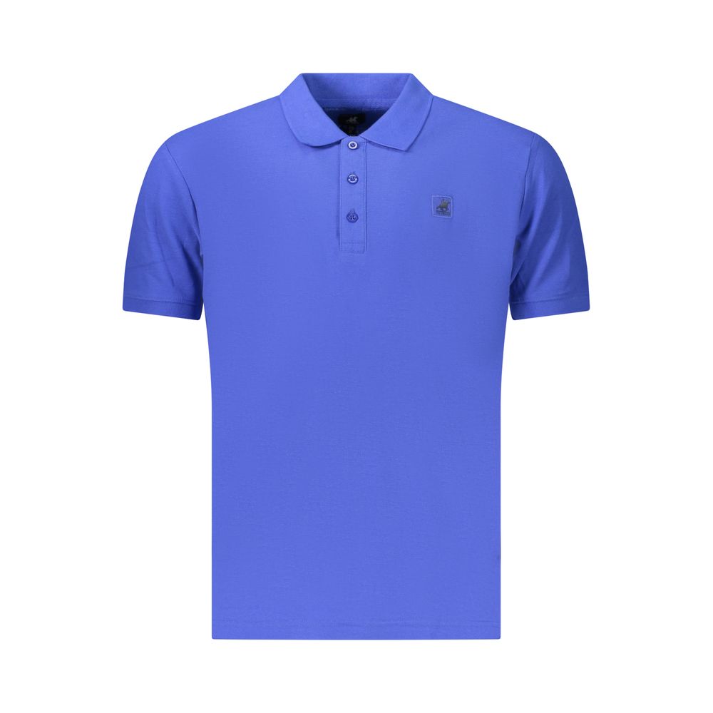 U.S. Grand Blue Cotton Men's Polo