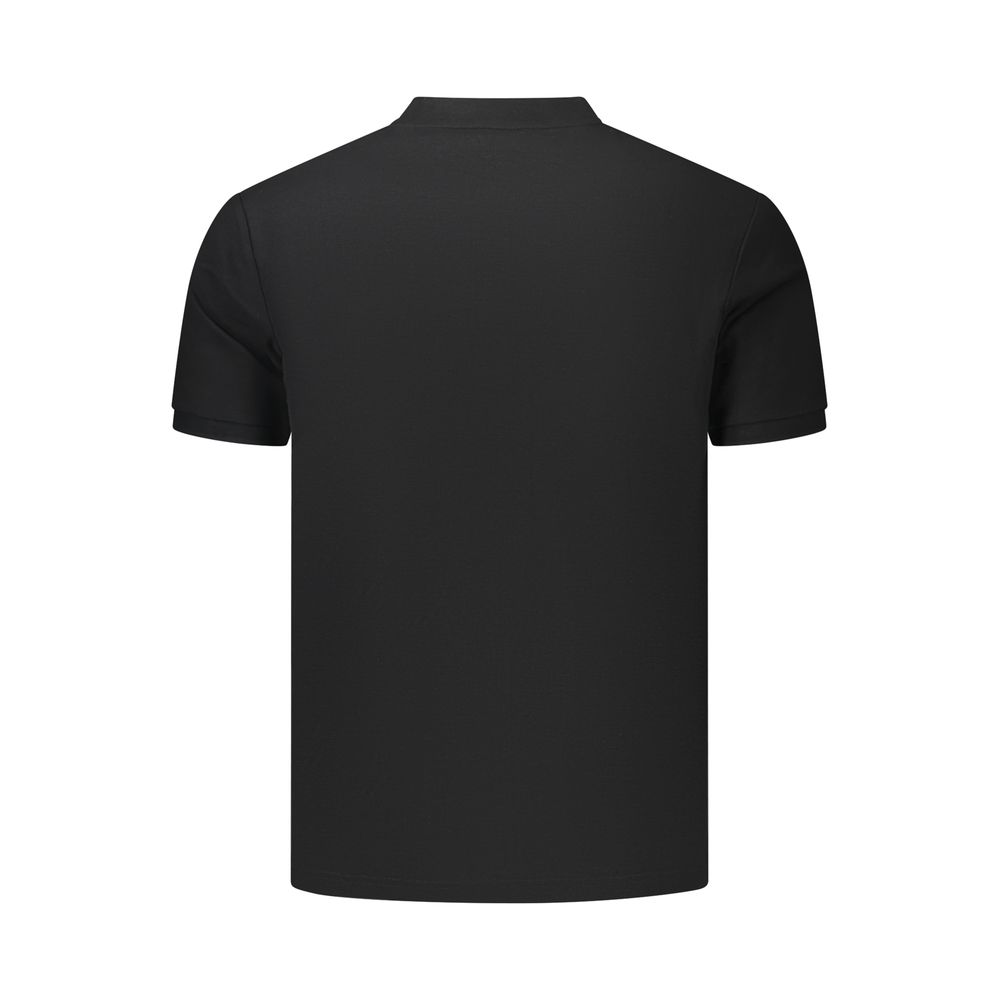 U.S. Grand Black Cotton Men's Polo Shirt