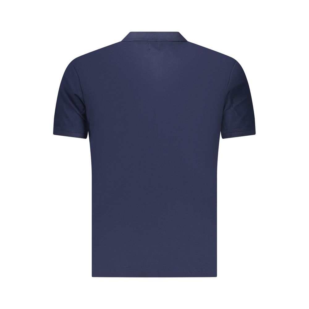 U.S. Grand Blue Cotton Men's Polo Shirt