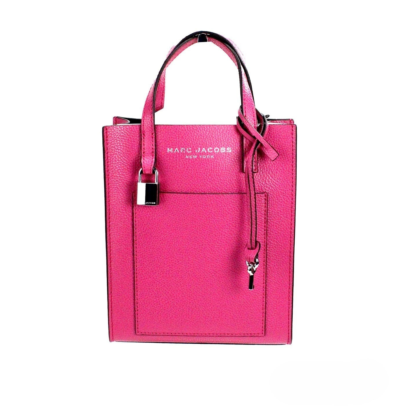 Marc Jacobs Mini Grind Cactus Flower Pebbled Leather Crossbody Tote Bag