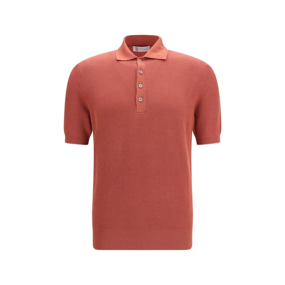 Brunello Cucinelli Multicolor Cotton Polo Shirt