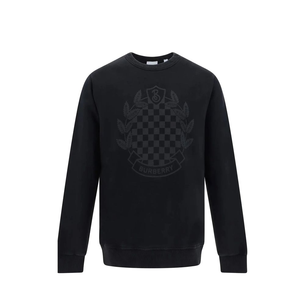 Burberry Black Cotton Sweatshirt