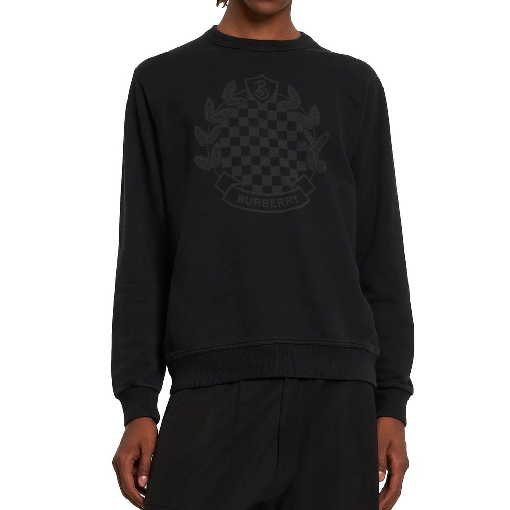 Burberry Black Cotton Sweatshirt