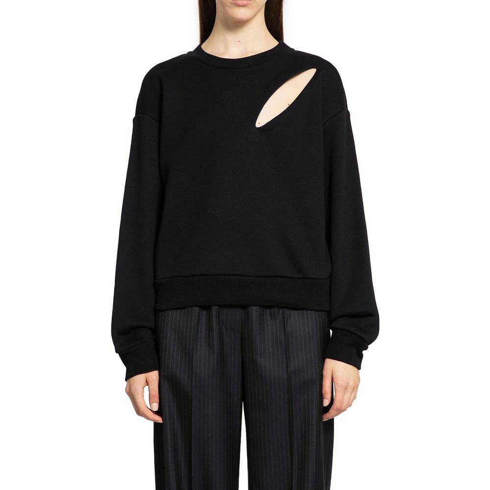 Alexander McQueen Black Cotton Sweatshirt