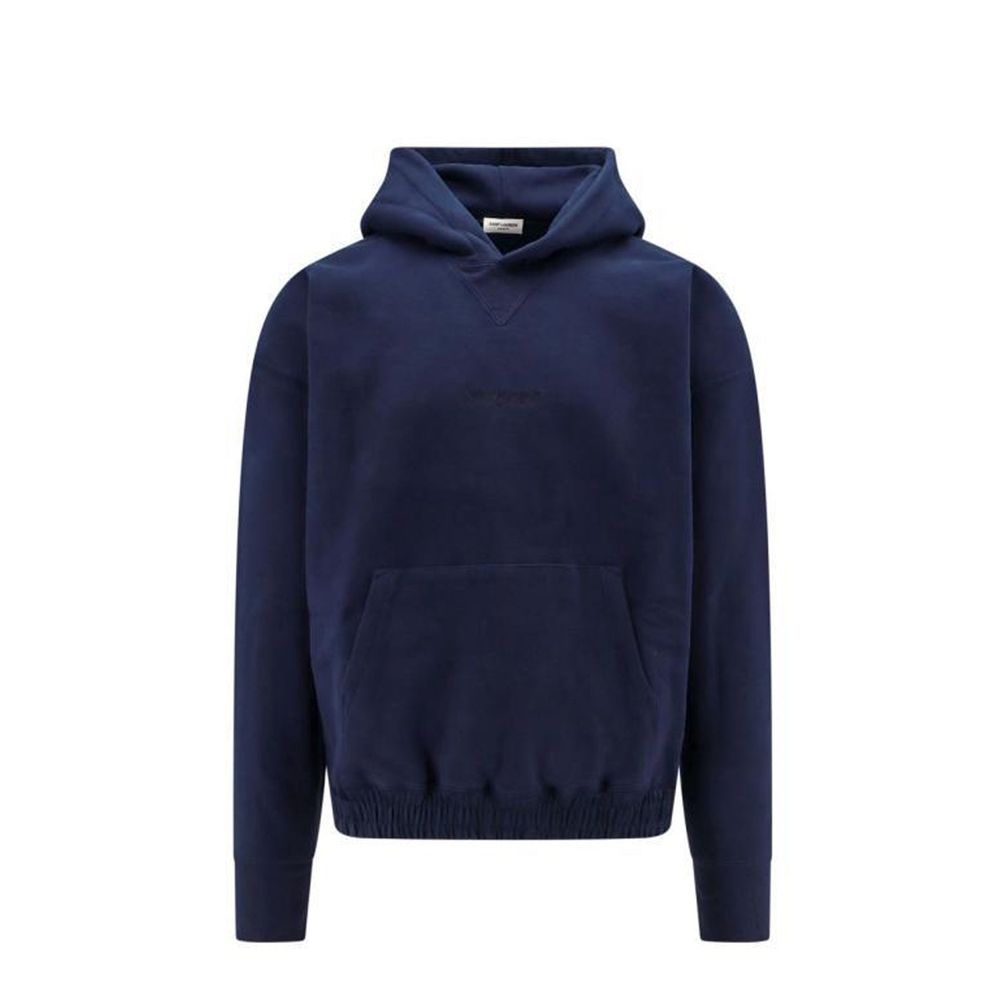 Saint Laurent Blue Cotton Sweatshirt