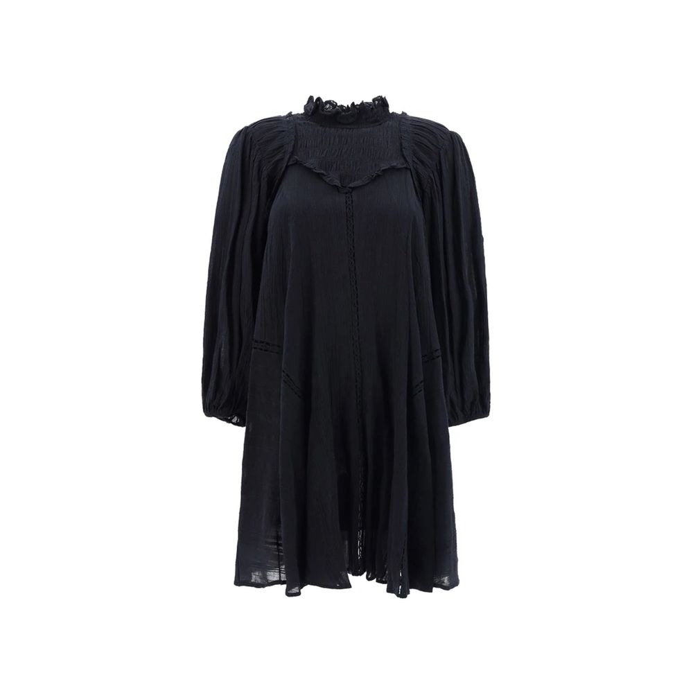 ISABEL MARANT ETOILE Black Cotton Casual Dress