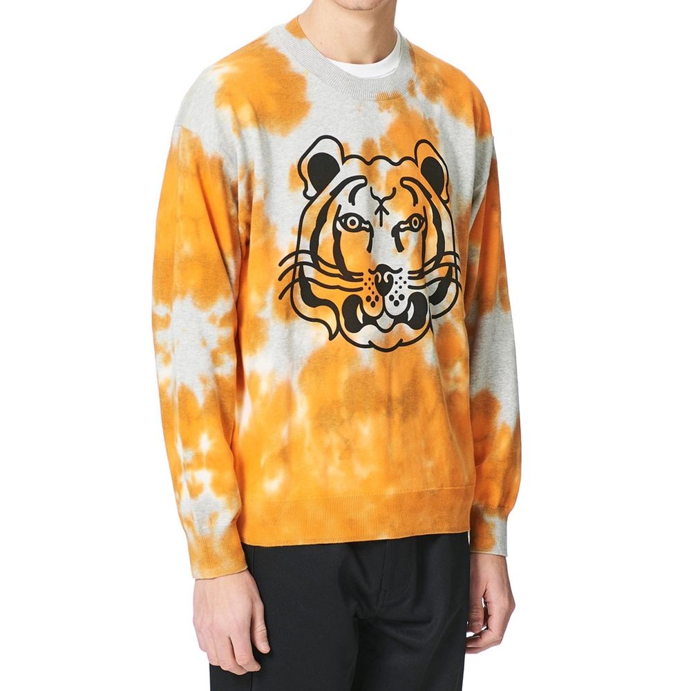 Kenzo Orange Cotton Sweatshirt