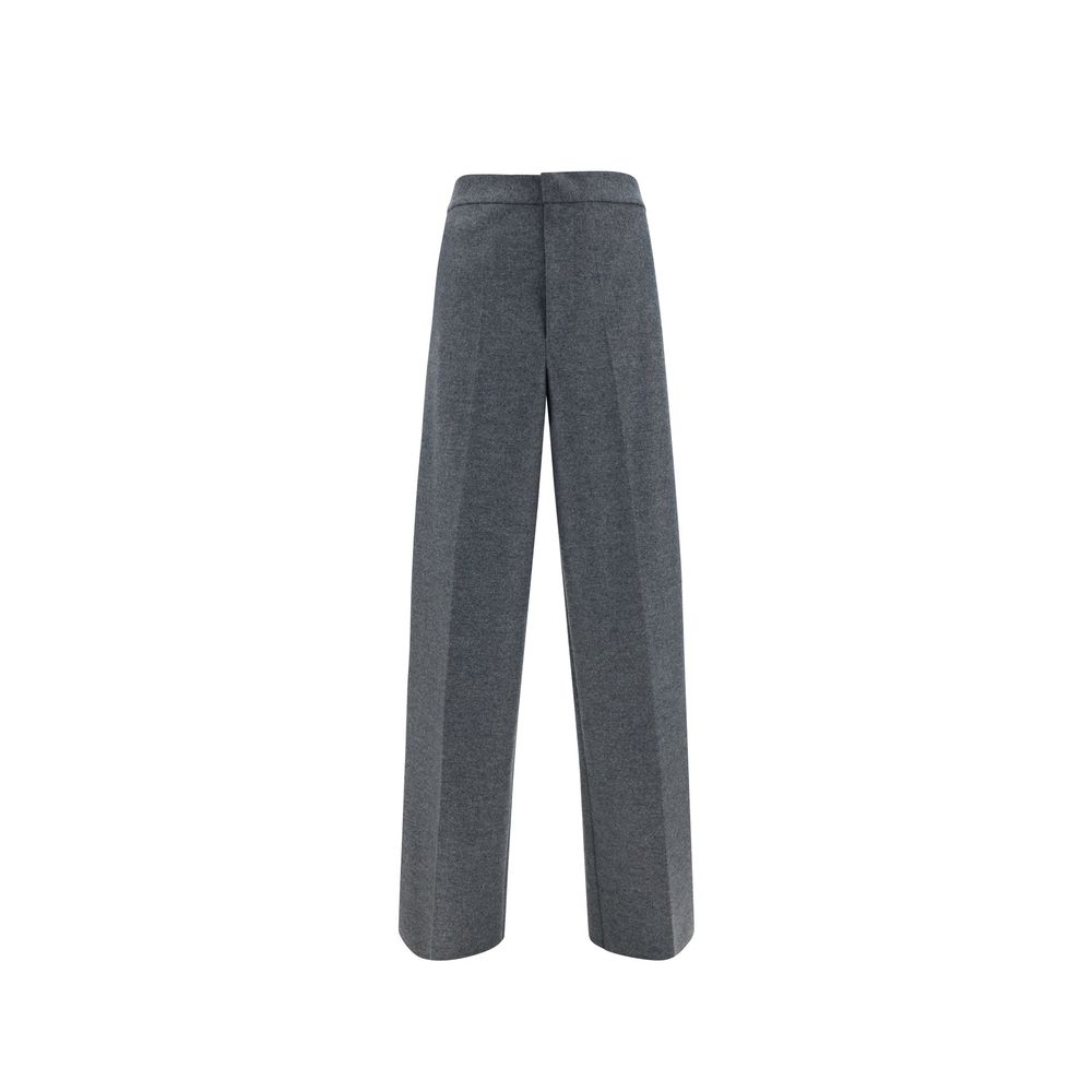 Jil Sander Gray Wool Casual Pants