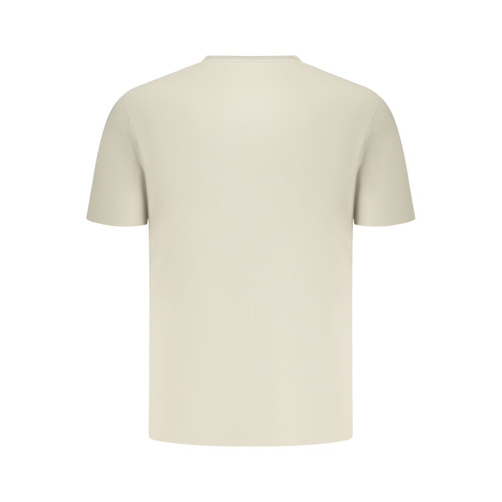 Hugo Boss Beige Cotton Men T-Shirt
