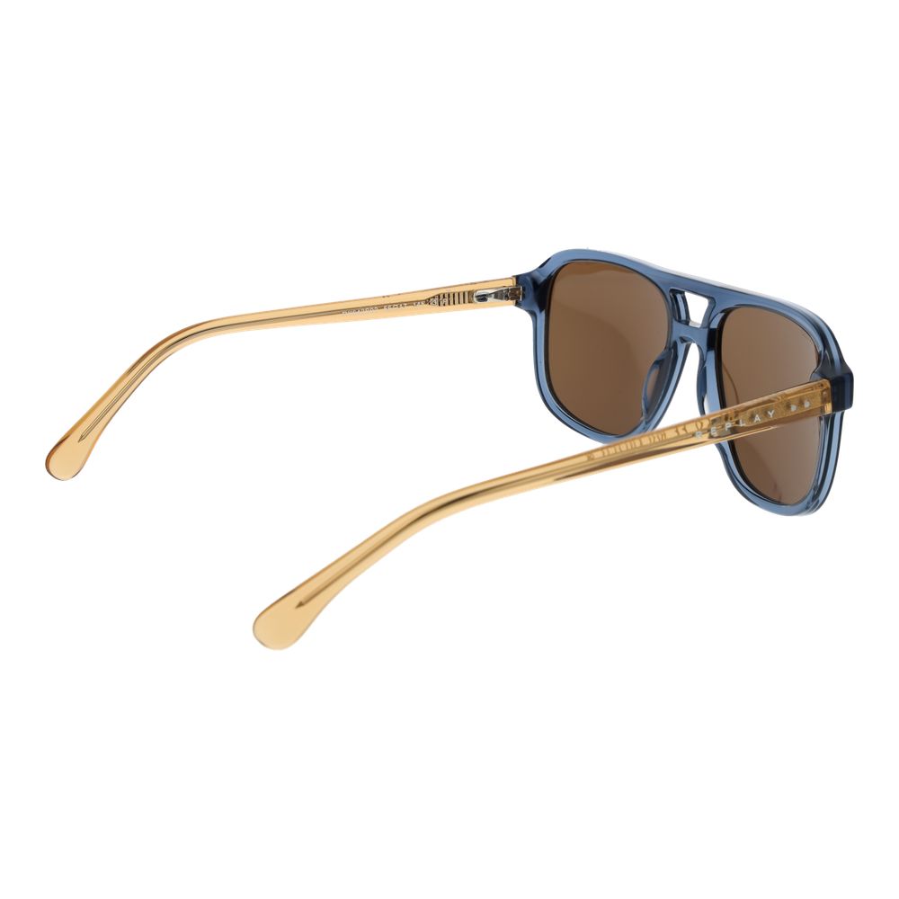 Replay Blue Acetate Sunglasses