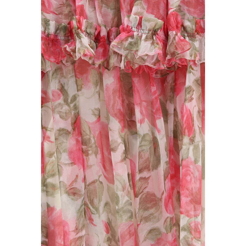 Chloé Multicolor Silk Casual Dress