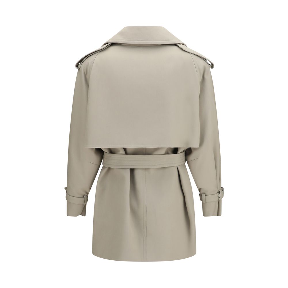 Max Mara Beige Cotton Trench Coat