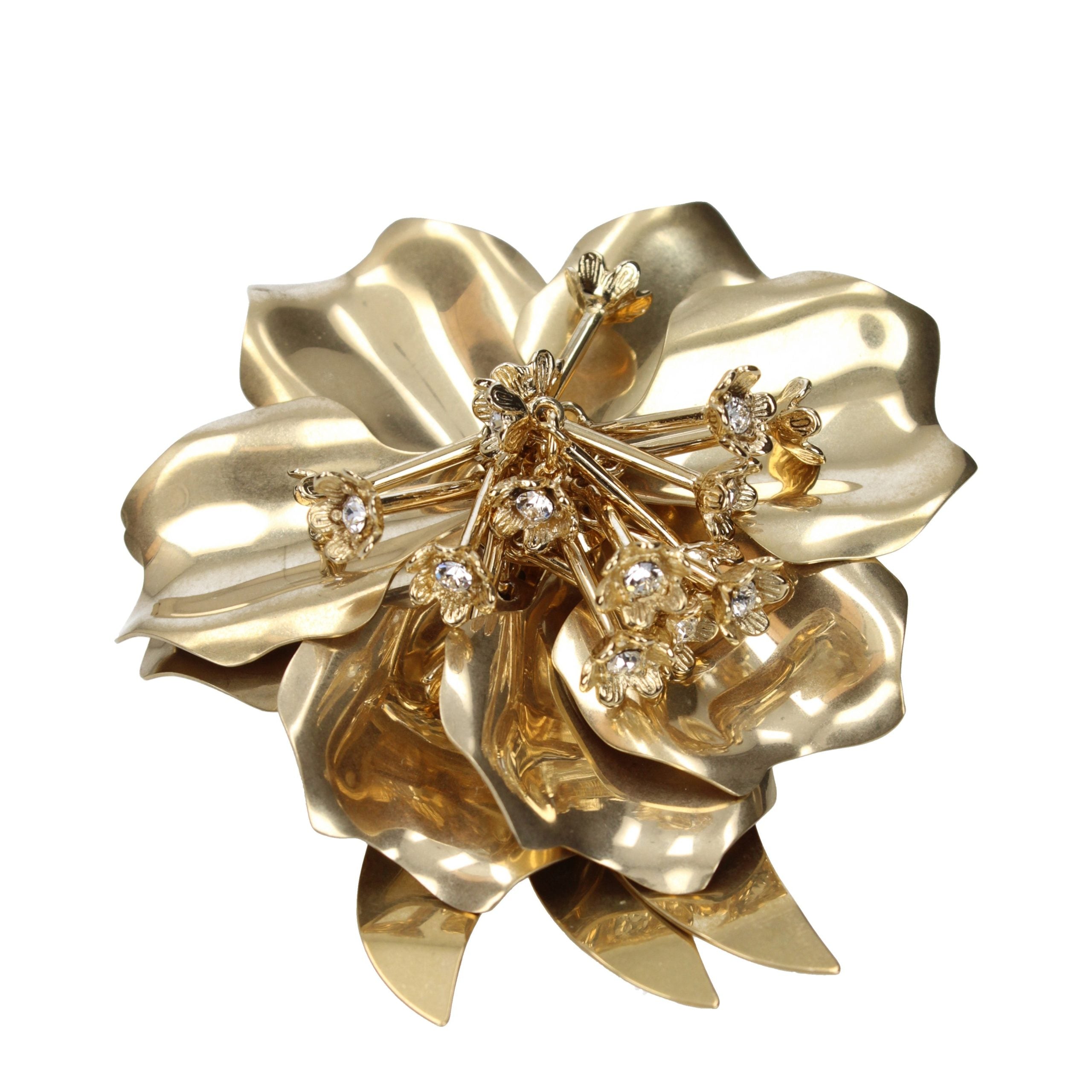 Miu Miu Gold Metal Broch