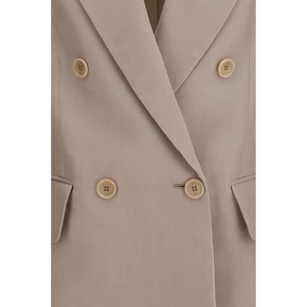 Max Mara Beige Silk Clothing