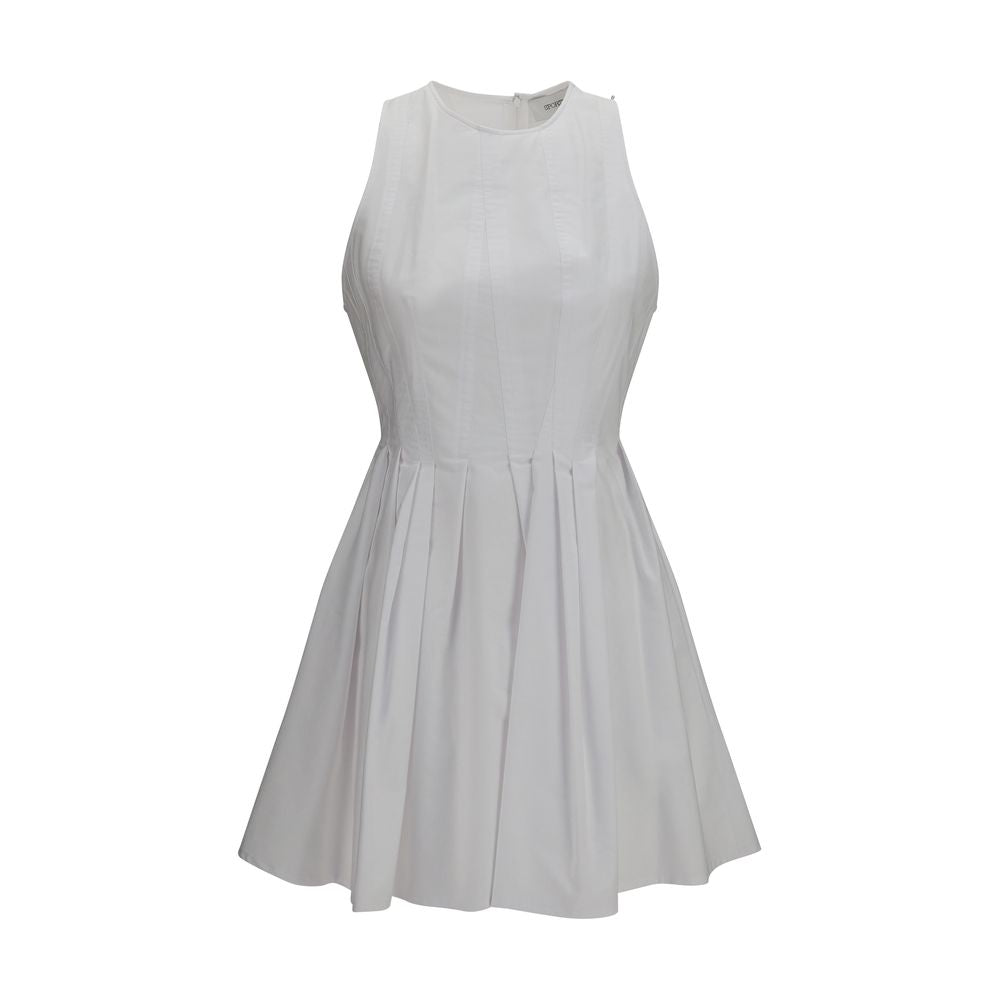 Max Mara White Cotton Casual Dress