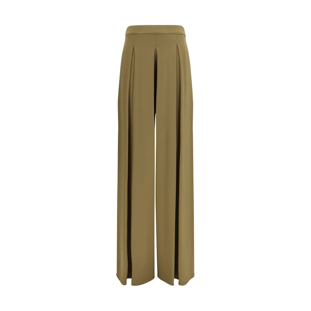 Max Mara Pure Bicolor Viscose Casual Pants