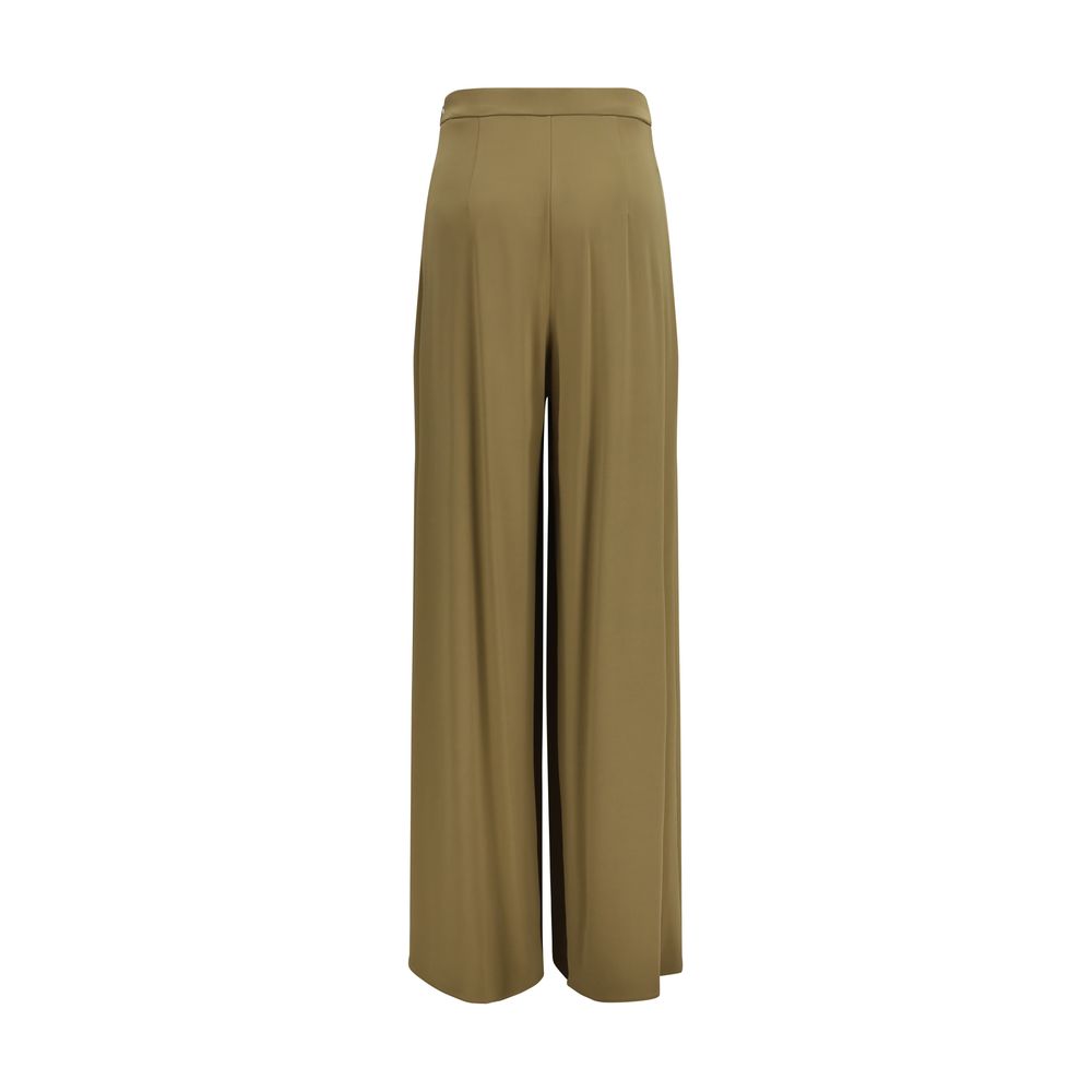 Max Mara Pure Bicolor Viscose Casual Pants