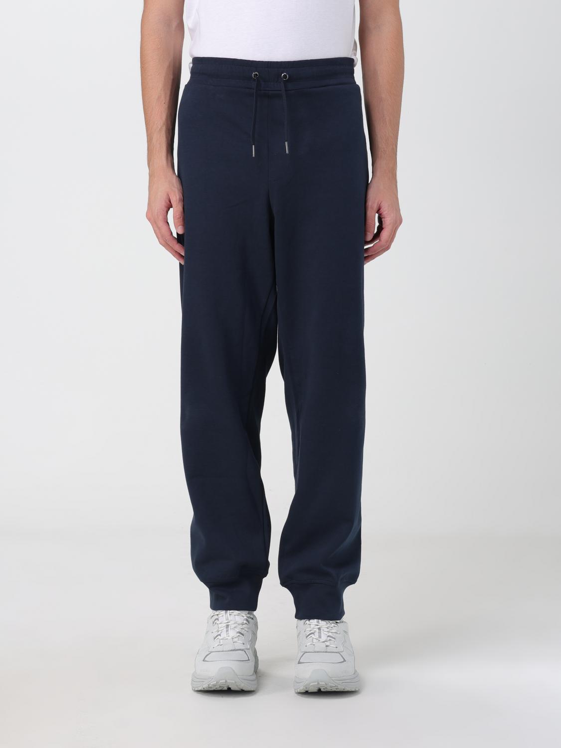 Armani Exchange Blue Cotton Joggers (Workout Pants)