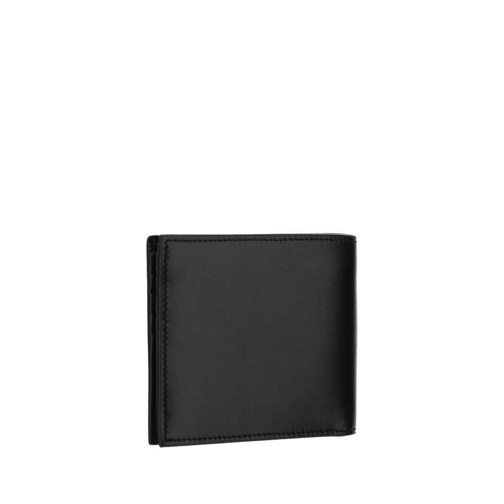 Saint Laurent Black Calf Leather Bos Taurus Wallet