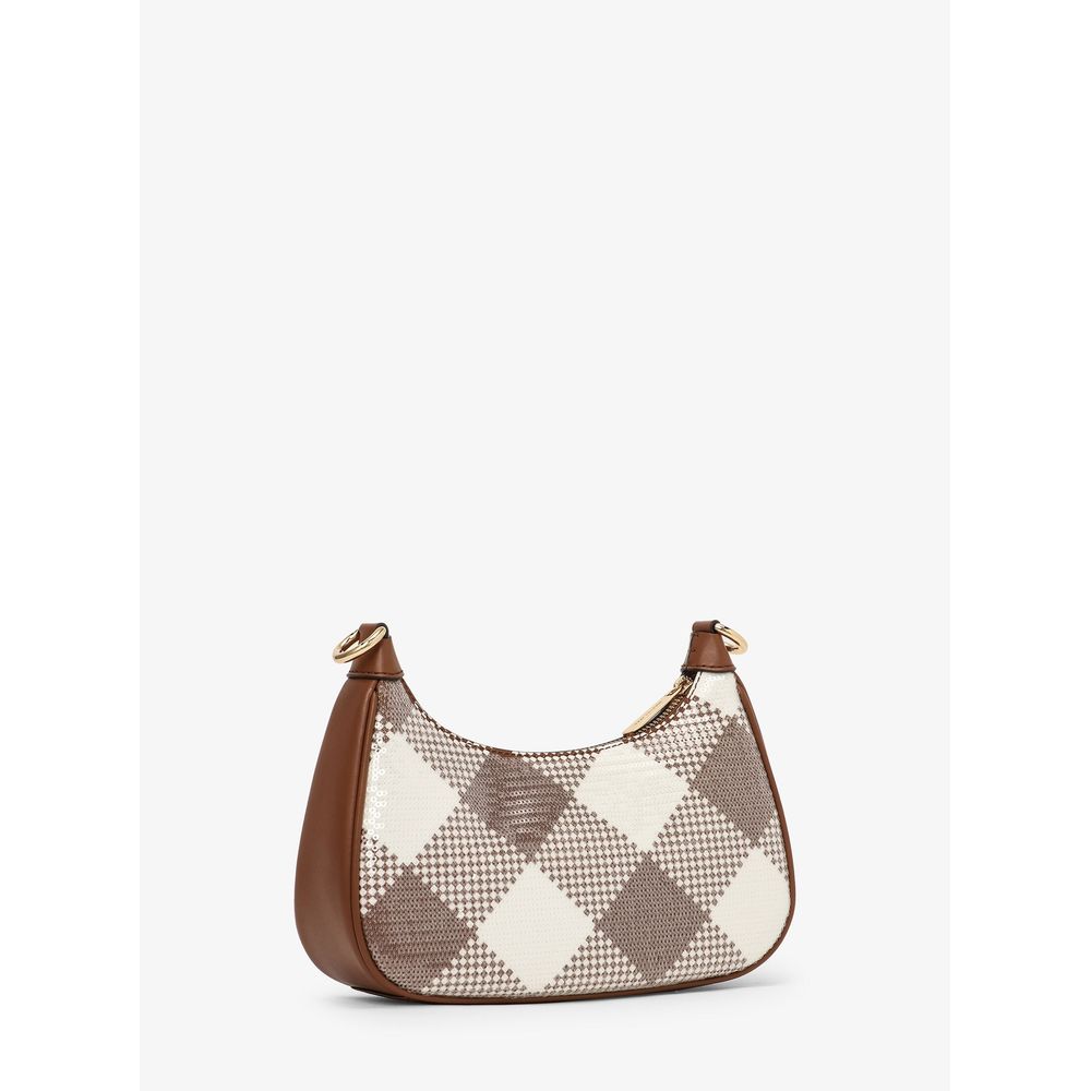 Michael Kors Brown Canvas Shoulder Bag