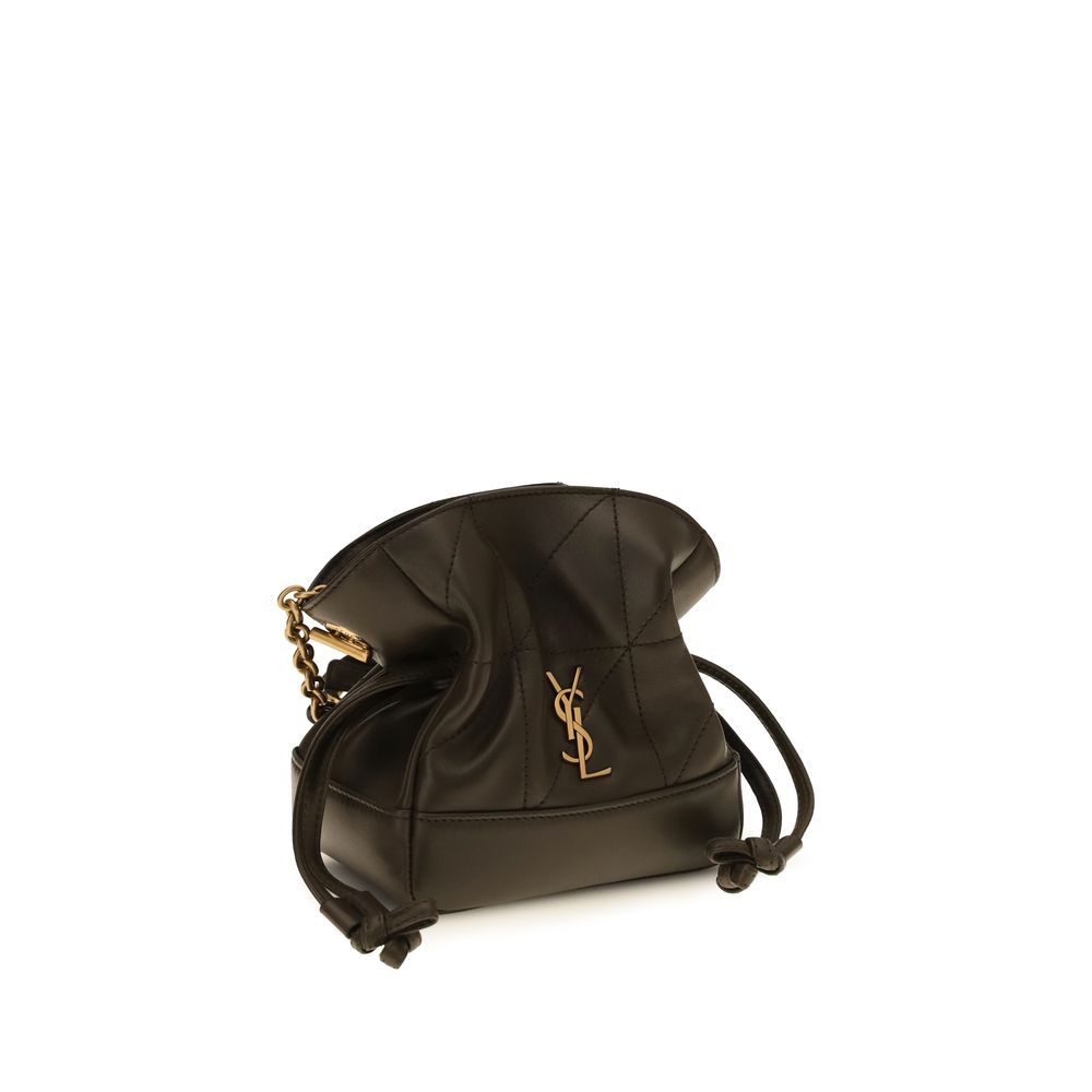 Saint Laurent Bicolor Lamb Ovis Aries Aries Clutch Bag