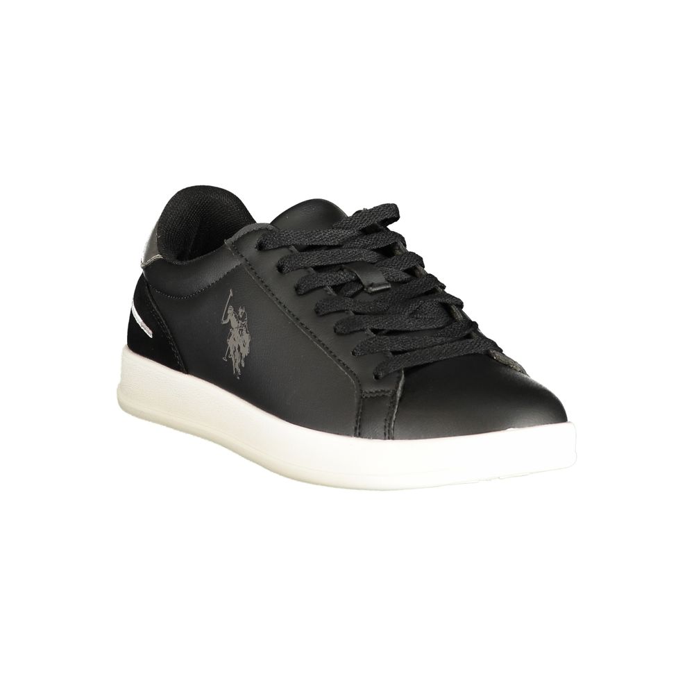 U.S. POLO ASSN. Black Polyurethane Women's Sneaker