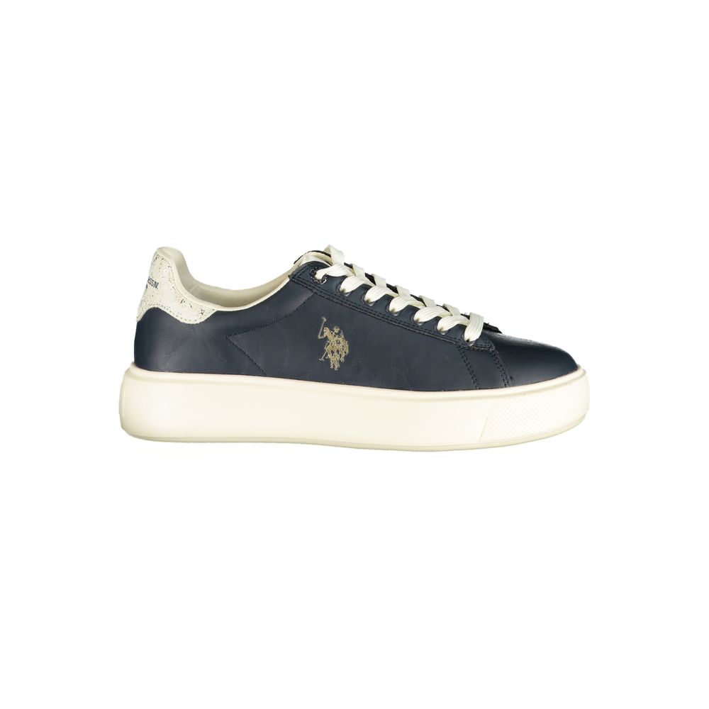 U.S. POLO ASSN. Blue Polyurethane Womens Sneaker
