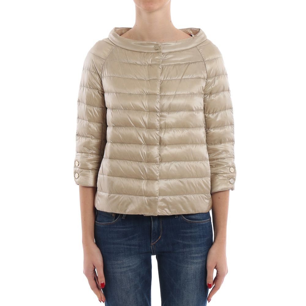 Herno Beige Polyamide Coat