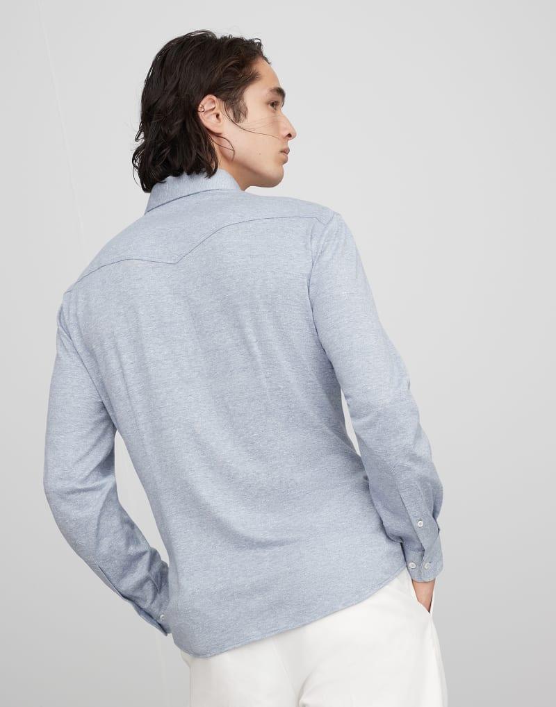 Brunello Cucinelli Natural Denim Shirt