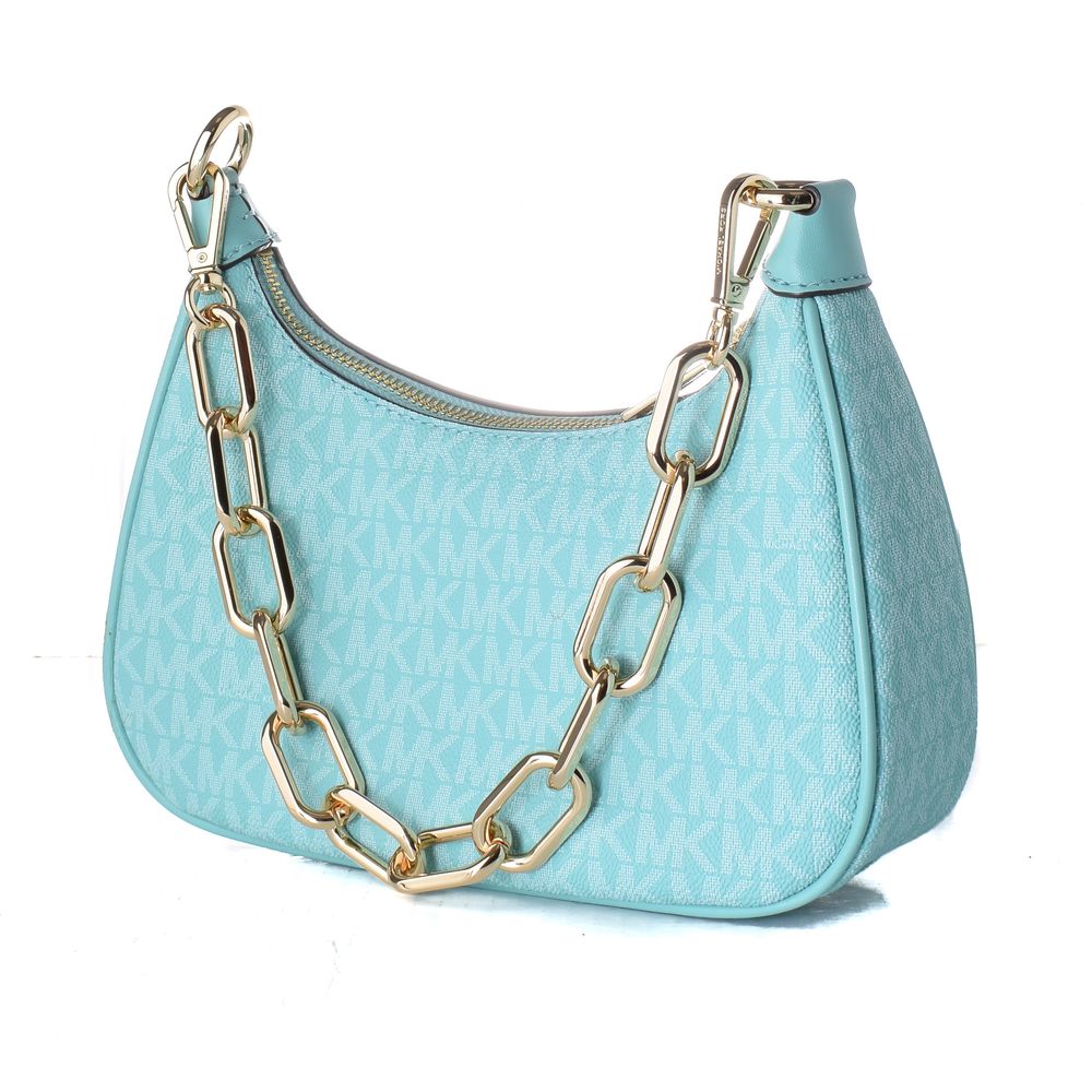 Michael Kors Blue Leather Handbag