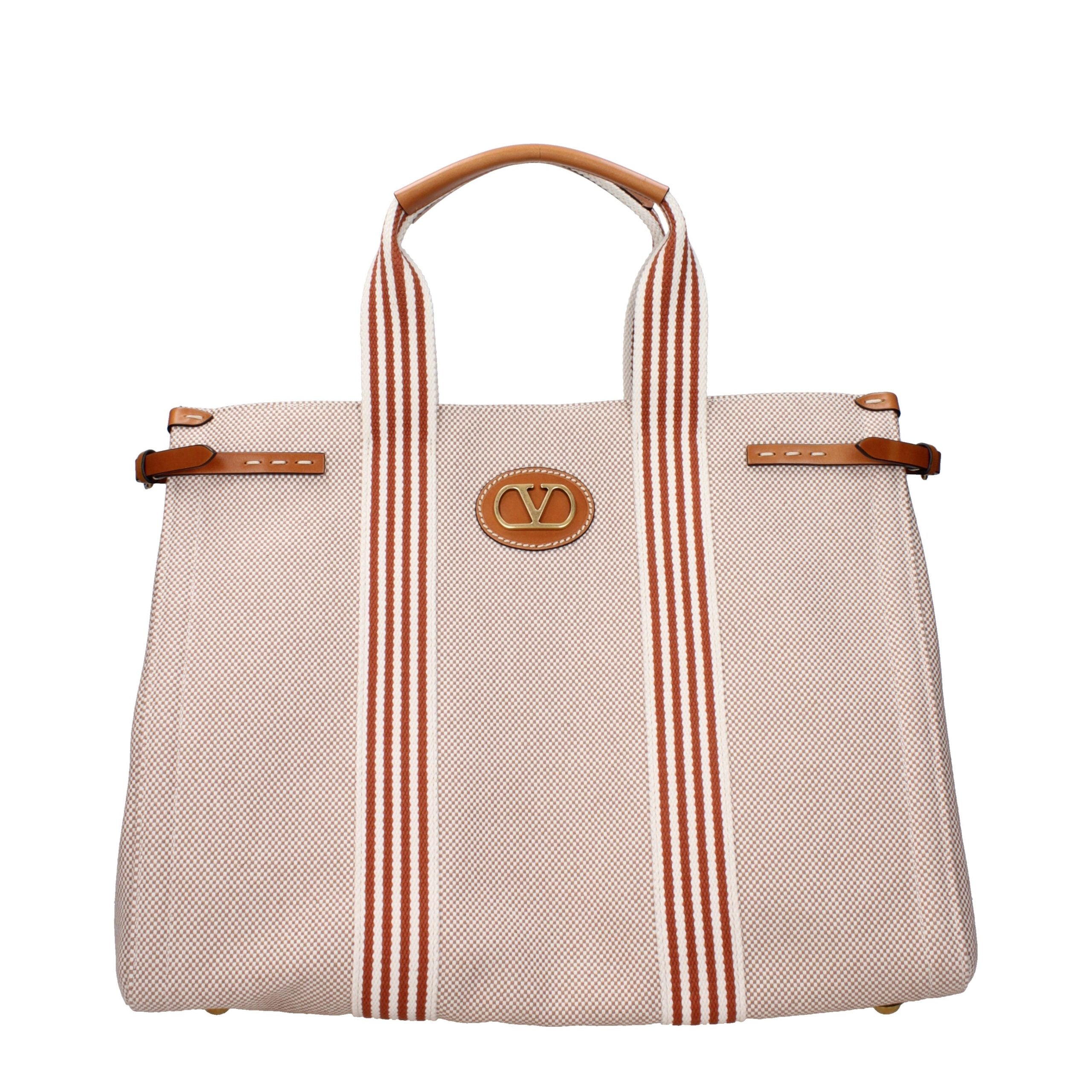 Valentino Garavani Beige Fabric Handbag