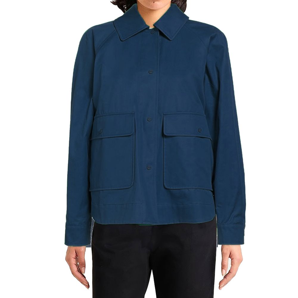 Herno Blue Cotton Clothing