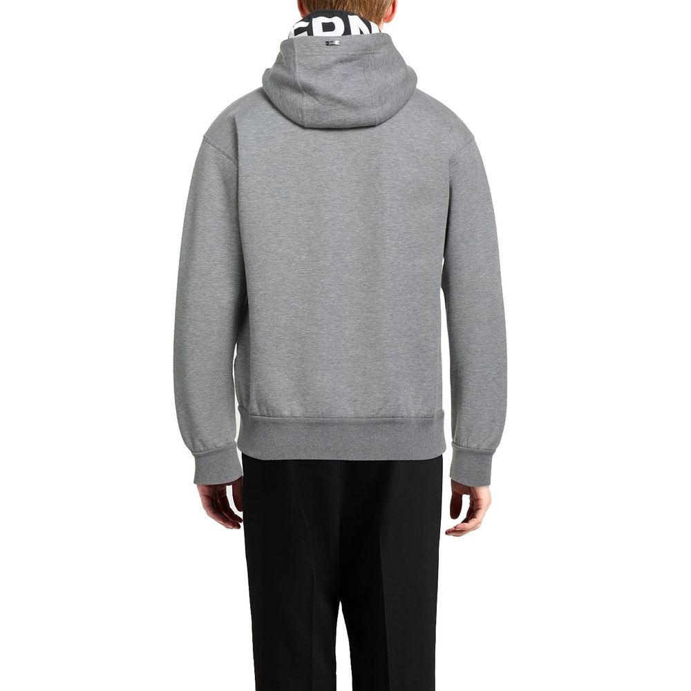 Herno Gray Cotton Sweatshirt