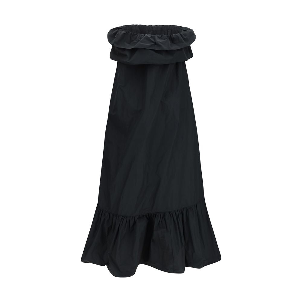 Saint Laurent Black Polyester Casual Dress