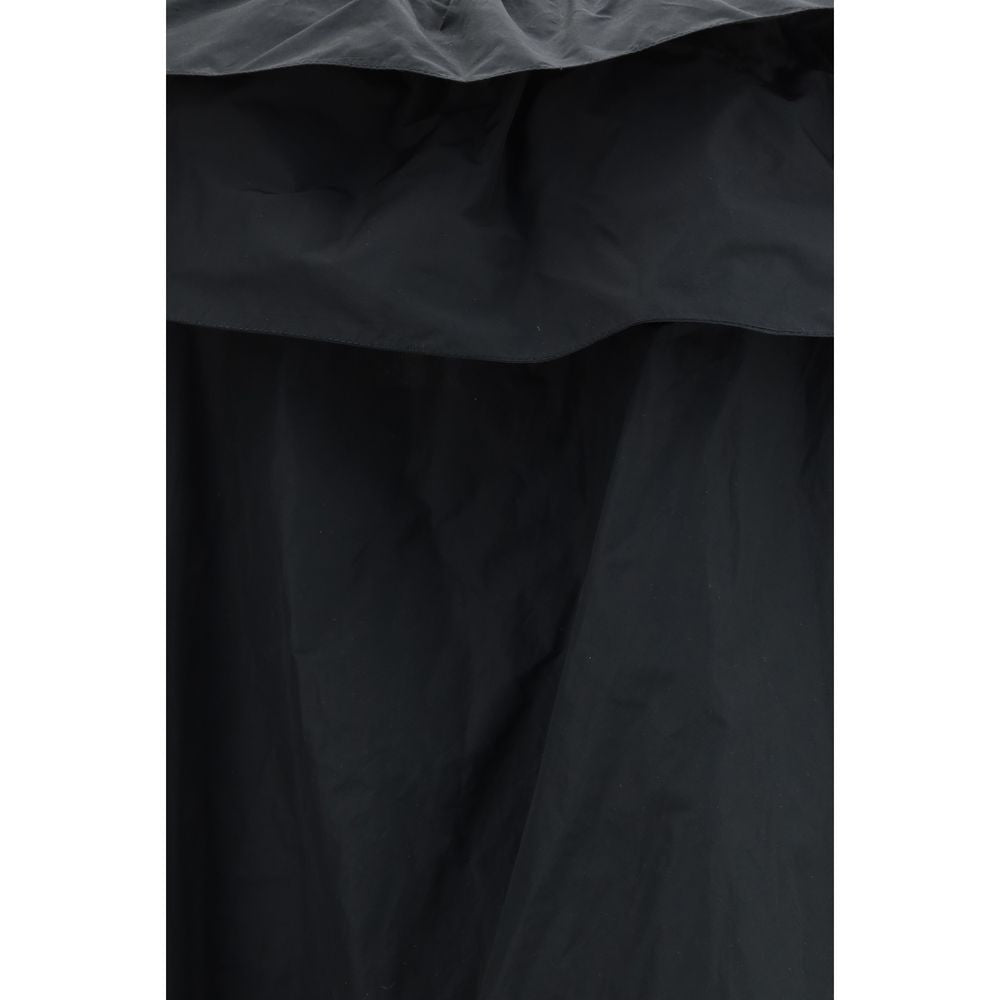 Saint Laurent Black Polyester Casual Dress