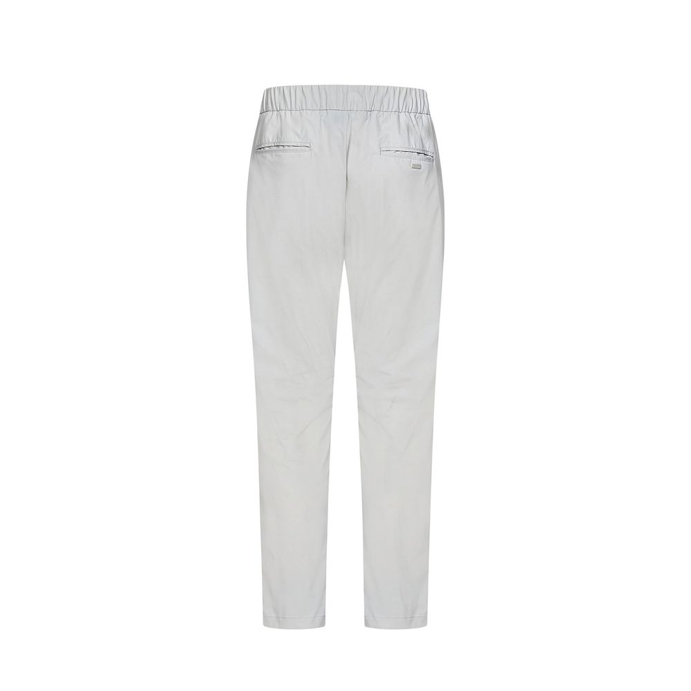 Herno Gray Elastane Casual Pants