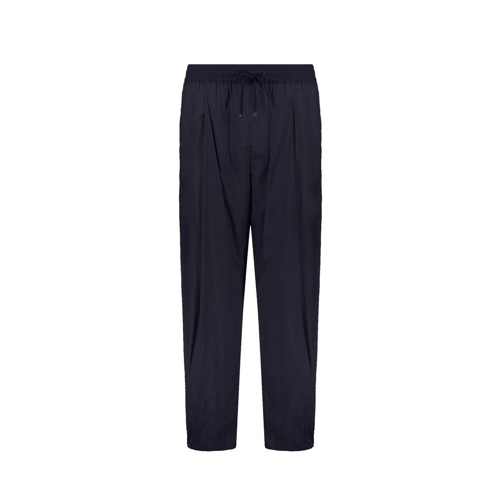 Herno Blue Elastane Casual Pants