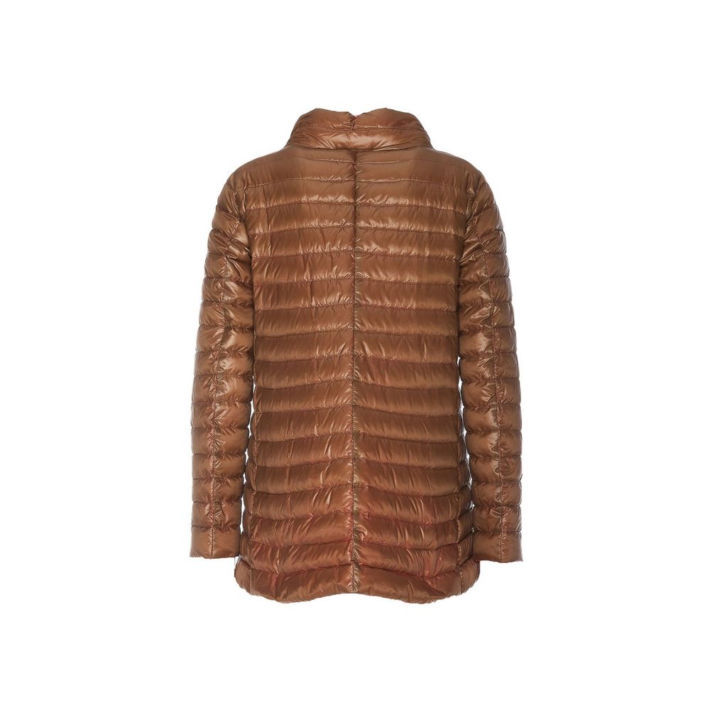 Herno Brown Polyamide Coat